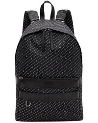 A.P.C. - . Black Miles Backpack - Lyst