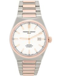Frederique Constant - Rose Automatic Cosc Watch - Lyst