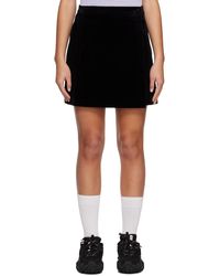 Theory - Black Wrap Miniskirt - Lyst