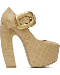 Bottega Veneta - Mostra Mary-jane Pump Heels - Lyst