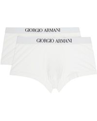 Three-pack of boxer briefs with B-side logo | EMPORIO ARMANI Man