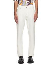 Samsøe & Samsøe - Off-white Cosmo Jeans - Lyst