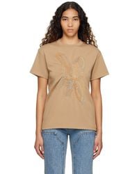 ANDERSSON BELL - Tan Ab Embroidered T-Shirt - Lyst