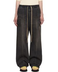 Fear Of God - Wide-Leg Denim Cargo Pants - Lyst