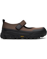 Amomento - Ballerines De Style Charles Ix Brun Et Noir À Semelle Vibram - Lyst