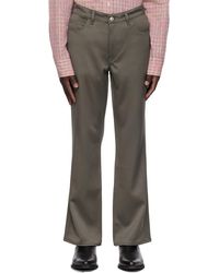 Our Legacy - Gray 70s Cut Trousers - Lyst
