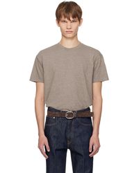 AURALEE - Seamless Crew Neck T-Shirt - Lyst