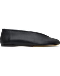 Moschino - Duck Nappa Ballerina Flats - Lyst