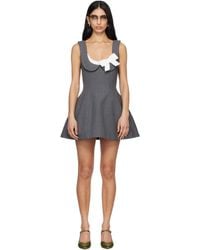ShuShu/Tong - Side Bow A-Line Minidress - Lyst