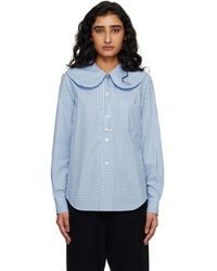 Comme des Garçons - Cotton Poplin Gingham Check Shirt - Lyst