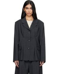 mfpen - Inverted Pleat Blazer - Lyst