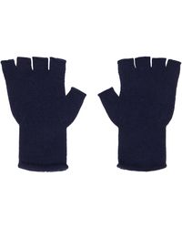 The Elder Statesman - Ssense Exclusive Heavy Fingerless Gloves - Lyst
