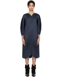 Pleats Please Issey Miyake - Wormhole Midi Dress - Lyst