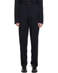 Lemaire - Pantalon de tailleur décontracté noir - Lyst