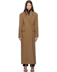 Nanushka - Tan Ferris Coat - Lyst