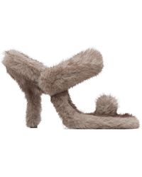 Alexander Wang - Paloma 105Mm Faux-Fur Sandals - Lyst
