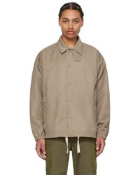 Nanamica - Taupe Coach Jacket - Lyst