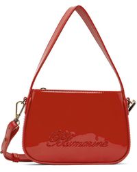 Blumarine - Red Small Rhinestone Bag - Lyst
