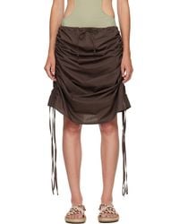 Baserange - Ssense Exclusive Pictorial Midi Skirt - Lyst