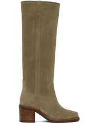 Isabel Marant - Taupe Seenia Tall Boots - Lyst