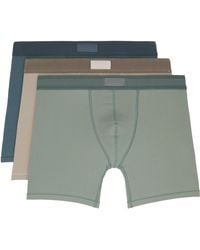 Skims - Three-Pack Cotton 5 Boxer Briefs - Lyst
