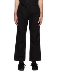 Maharishi - Pantalon de survêtement asymétrique noir - Lyst