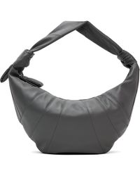 Lemaire - Sac Fortune Croissant Gris - Lyst