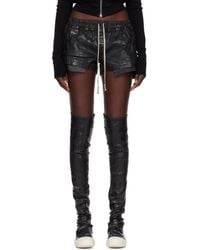 Rick Owens - Tower Fog Boxers Denim Shorts - Lyst