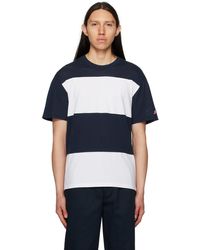 Noah - Stripe T-shirt - Lyst