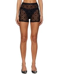 Marine Serre - Recycled Mesh Flock Shorts - Lyst