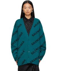 balenciaga cardigan sweater