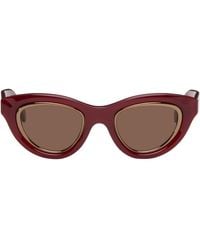 Loewe - Mini Anagram Cateye Sunglasses - Lyst