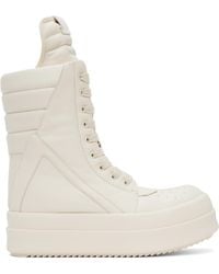 Rick Owens - Off- Porterville Mega Geobasket Sneakers - Lyst