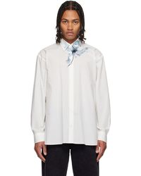 Dries Van Noten - Off- Loose Cotton Shirt - Lyst