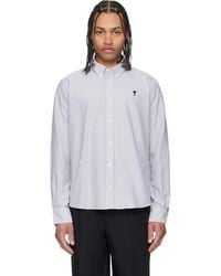 Ami Paris - Cotton Ami De Coeur Oxford Shirt - Lyst