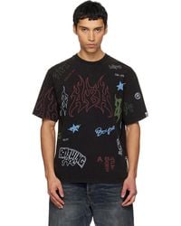 A Bathing Ape - Overall Print Relaxed Fit T-Shirt - Lyst
