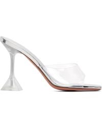 AMINA MUADDI - Lupita Glass Slipper 95 Heeled Sandals - Lyst