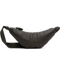 Lemaire - Moyen Sac Croissant Brun - Lyst