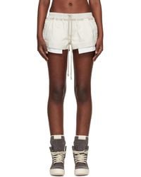Rick Owens - Off- Temple Fog Boxer Denim Shorts - Lyst
