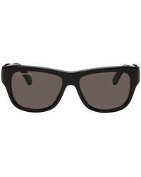 Balenciaga - Black Square Sunglasses - Lyst