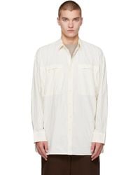 Casey Casey - Off- Unfinished Hamnet Pocket Shirt - Lyst