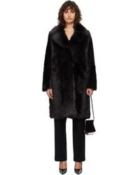 Nour Hammour - Evita Shearling Coat - Lyst
