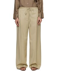 Rohe - Relaxed Drawstring Trousers - Lyst