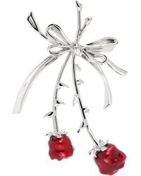 ShuShu/Tong - Yvmin Edition Double Rose Bow Single Earring - Lyst