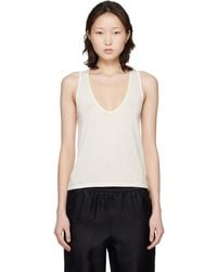 Loulou de Saison - Albia Lds U Neck Tank Top - Lyst