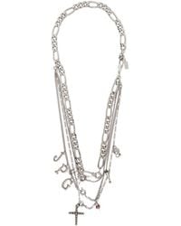 Jean Paul Gaultier - Multiple Chainscharms Necklace - Lyst
