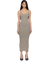Entire studios - Raw Knit Midi Dress - Lyst