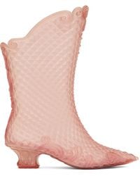 Y. Project - Pink Melissa Edition Court Boots - Lyst