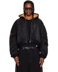Lu'u Dan - Distorted Ma1 Bomber Jacket - Lyst