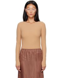 MM6 by Maison Margiela - Lycra Jersey Bodysuit - Lyst
